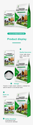 Macrólido Antibiótico Antibacteriano 20% Tilmicosina Premix Medicamento veterinario