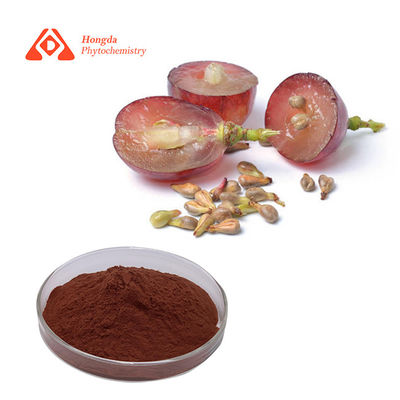 extractos naturales de plantas 95% Proantocianidinas Extracto de semillas de uva en polvo Antioxidante Extracto de semillas de uva